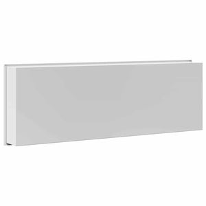 Weiße Duschnische Edelstahl 90 cm