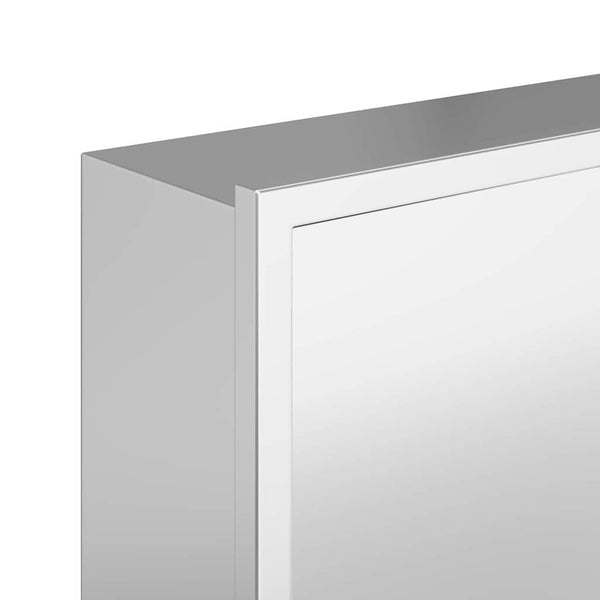 Edelstahl Duschnische Silber 90cm