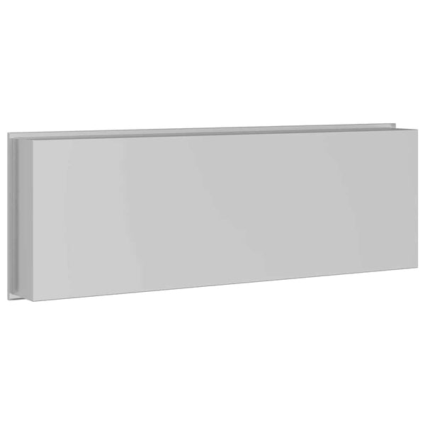 Edelstahl Duschnische Silber 90cm