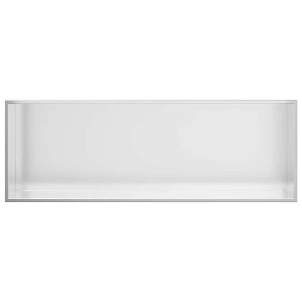 Edelstahl Duschnische Silber 90cm