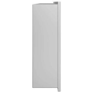 Edelstahl Duschnische Silber 90cm