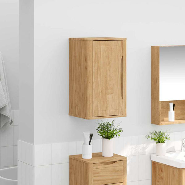Badezimmer Wandschrank Kiefer Wachsbraun 35x60 cm