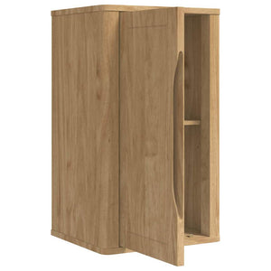 Badezimmer Wandschrank Kiefer Wachsbraun 35x60 cm