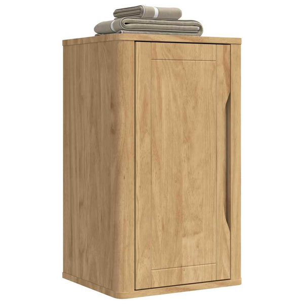 Badezimmer Wandschrank Kiefer Wachsbraun 35x60 cm
