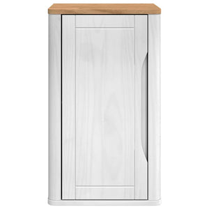 Weißer Badezimmer-Wandschrank mit Regal 35x30x60 cm