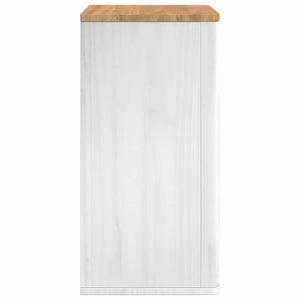 Weißer Badezimmer-Wandschrank mit Regal 35x30x60 cm