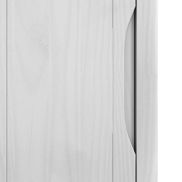 Weißer Badezimmerschrank Kiefer Massivholz