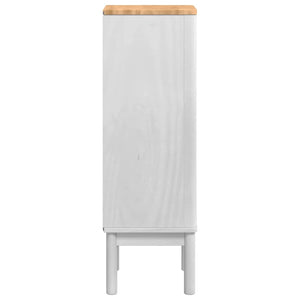 Weißer Badezimmerschrank Kiefer Massivholz