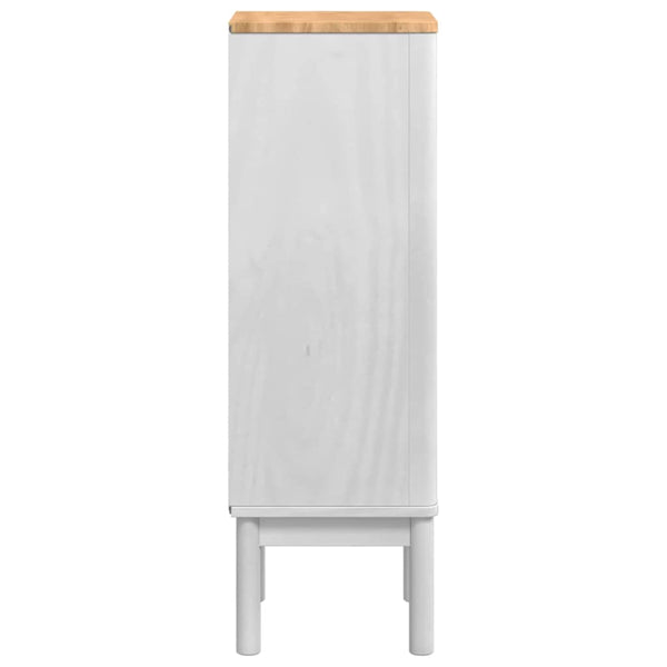 Weißer Badezimmerschrank Kiefer Massivholz