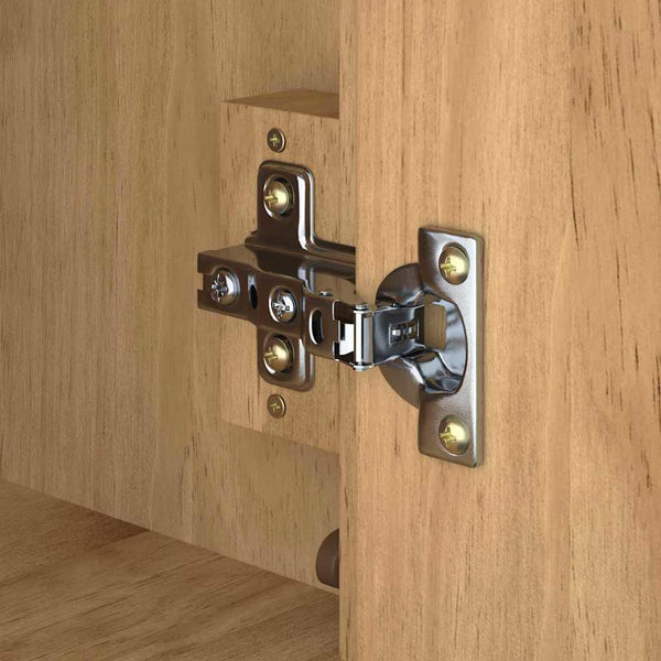 Waschbeckenschrank mit Regal Wachsbraun 60x40x80 cm