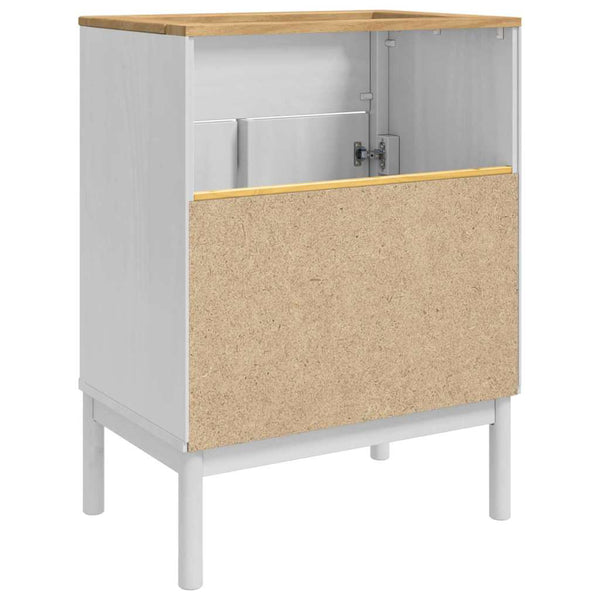 Waschbeckenschrank FLORO Weiß 60x40x80 cm