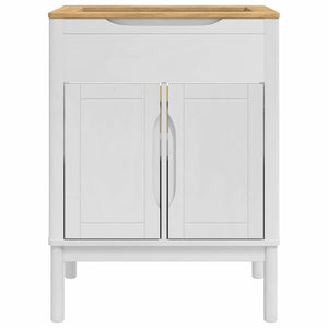Waschbeckenschrank FLORO Weiß 60x40x80 cm
