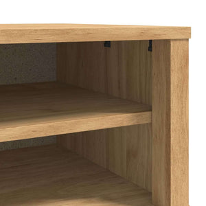 Flurbank Kiefer Massivholz Wachsbraun 115 cm