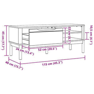 Weiße Flurbank Kiefer Massivholz 115 cm