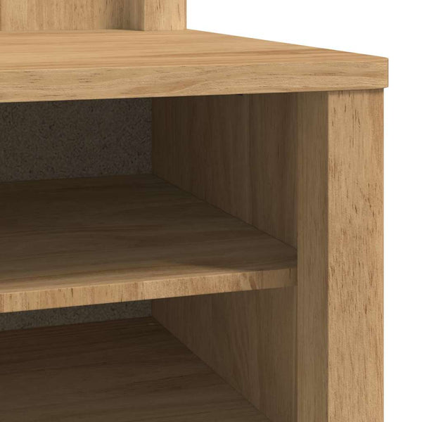 Flurschrank FLORO Wachsbraun Kiefer Massivholz