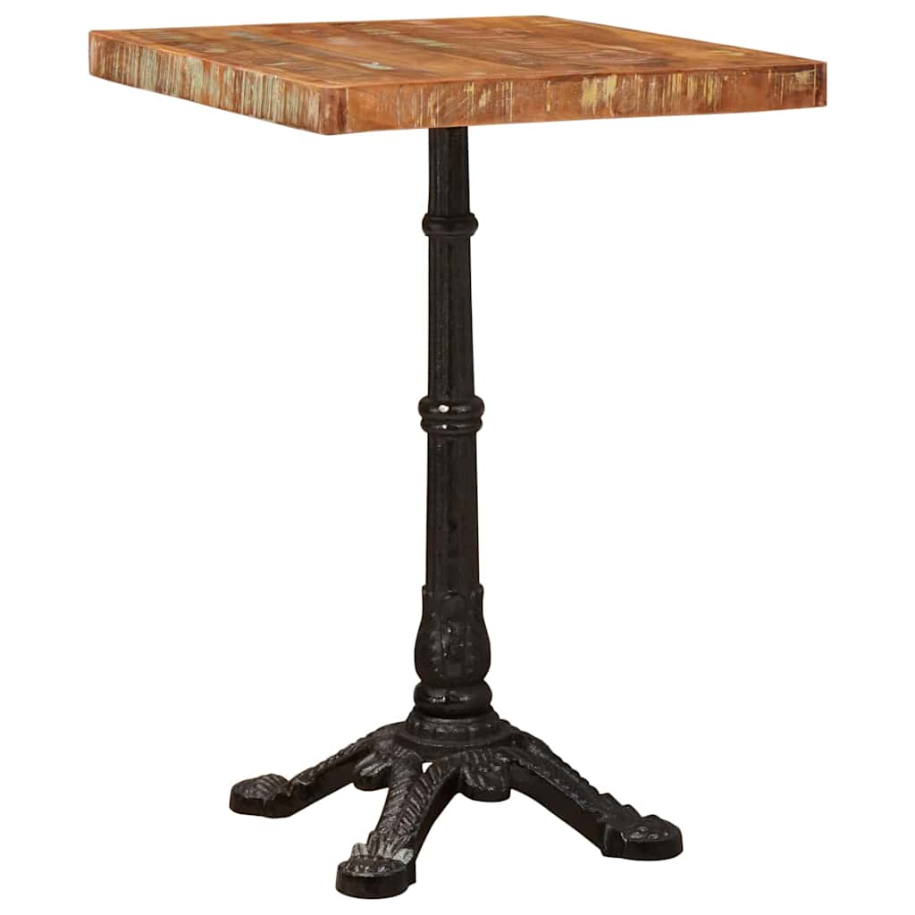 Bistrotisch Braun 50x50cm Massivholz