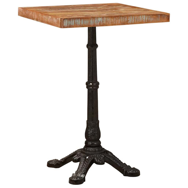 Bistrotisch Braun 50x50cm Massivholz