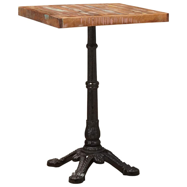 Bistrotisch Braun 50x50cm Massivholz