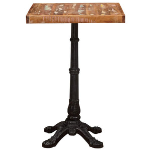 Bistrotisch Braun 50x50cm Massivholz