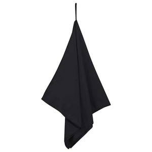 Sporthandtücher Schwarz 100x50 cm, 2er-Set