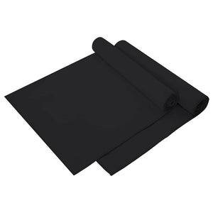 Sporthandtücher Schwarz 140x70 cm, 2er-Set