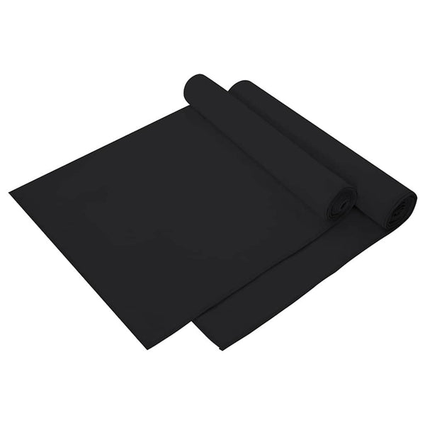 Sporthandtücher Schwarz 140x70 cm, 2er-Set