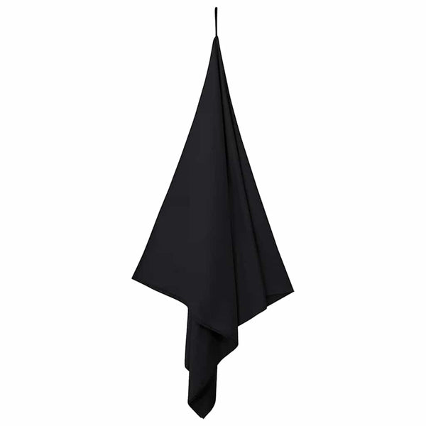 2er-Set Sporthandtücher Schwarz 200x100 cm