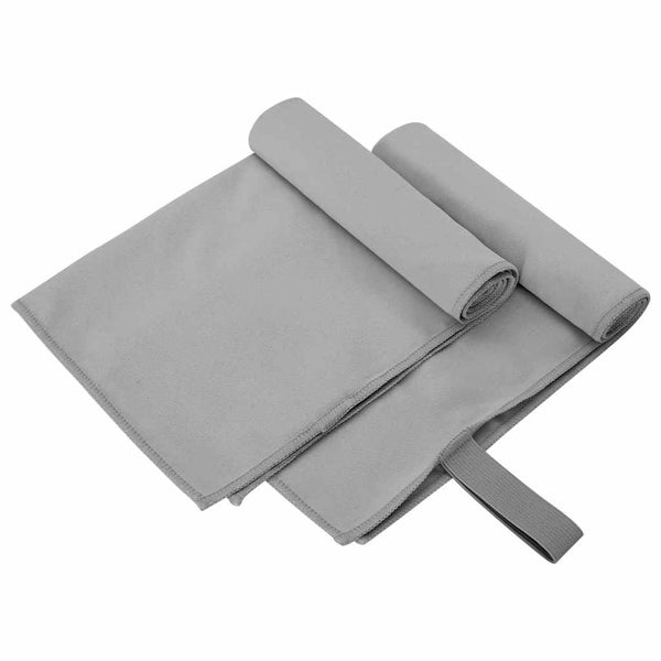 Sporthandtücher Dunkelgrau 2er-Set