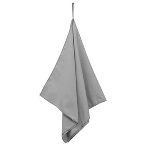 Sporthandtücher 2er-Set Dunkelgrau 100x50 cm