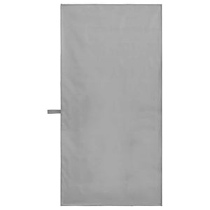 Sporthandtücher 2er-Set Dunkelgrau 100x50 cm