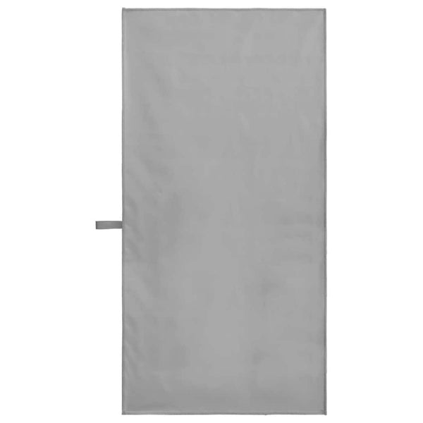 Sporthandtücher 2er-Set Dunkelgrau 100x50 cm
