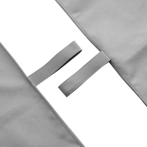 Sporthandtücher 2er-Set Dunkelgrau 90x180 cm