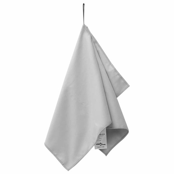 Sporthandtücher 2er-Set Grau 50x30cm
