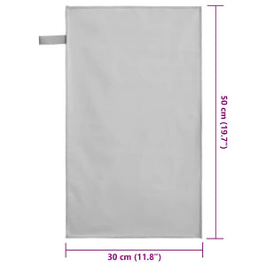 Sporthandtücher 2er-Set Grau 50x30cm
