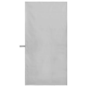 2er-Set Sporthandtücher Grau 100x50 cm