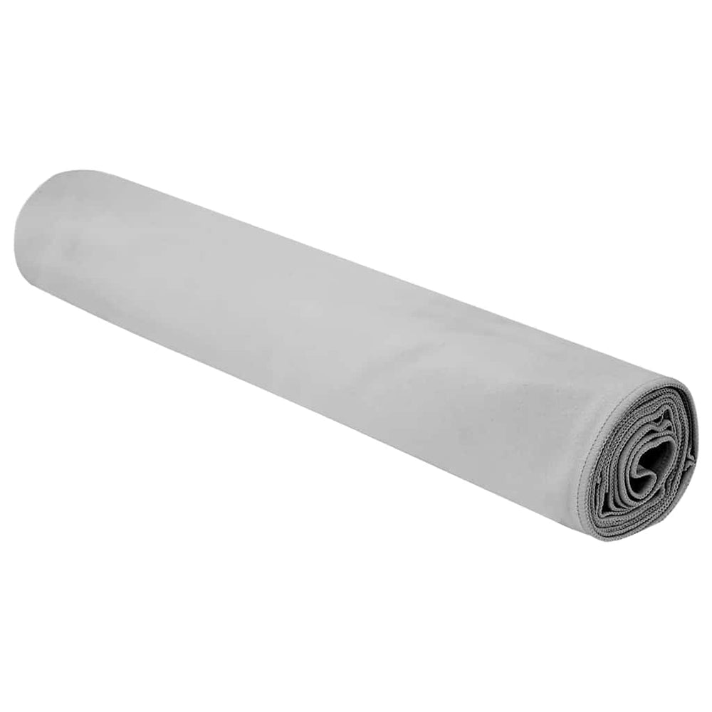 Sporthandtücher 2er-Set Grau 200x100 cm