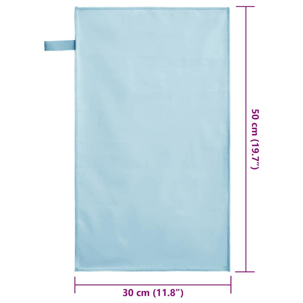 Sport Handtücher 2er-Set, Blau, 50x30cm
