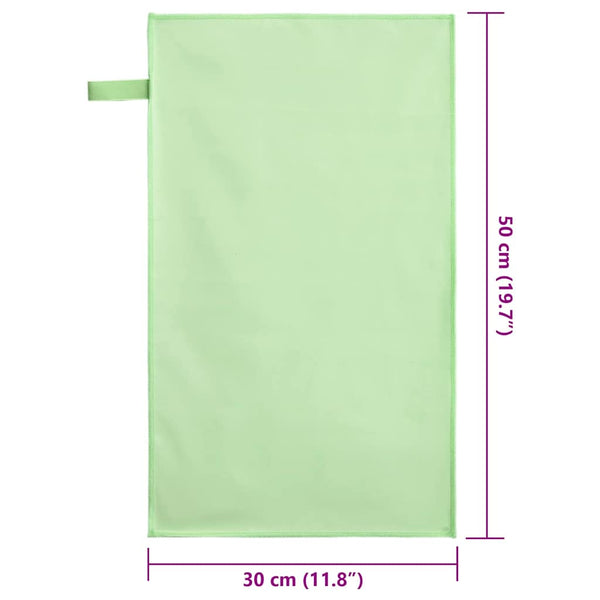 Sporthandtücher Grün 2er-Set, 50x30 cm