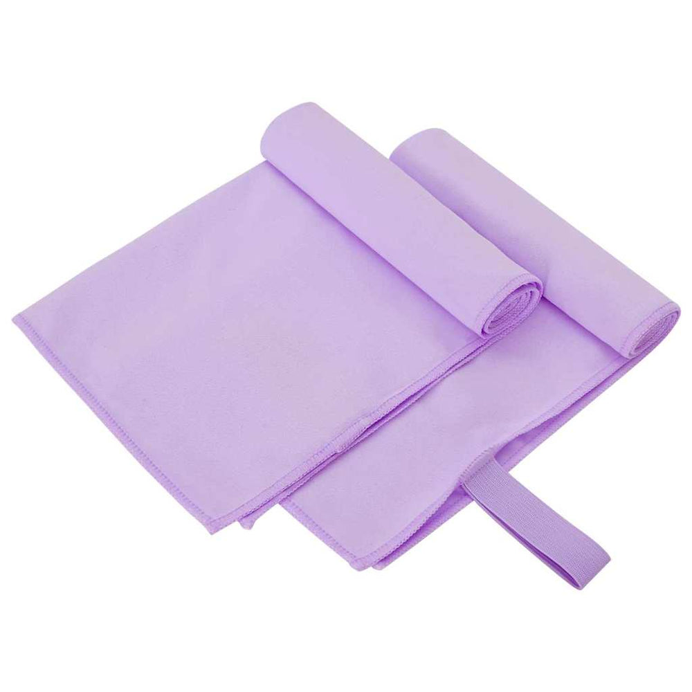 Lila Sporthandtücher 2er-Set