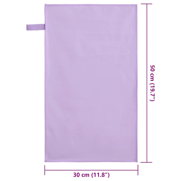 Lila Sporthandtücher 2er-Set