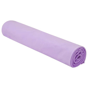2er-Pack Sporthandtücher Lila 140x70 cm