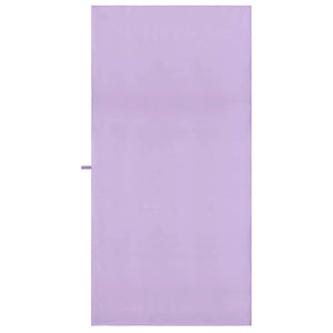 2er-Set Sporthandtücher Lila 180x90 cm