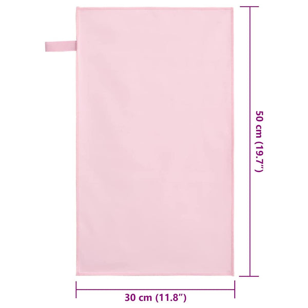 2er-Set Sporthandtücher Rosa 50x30 cm