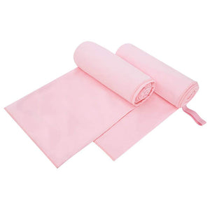 2er-Set Sporthandtücher Rosa 200x100 cm