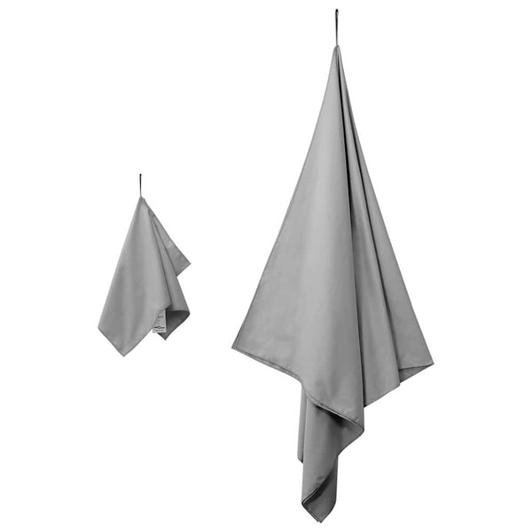 Sporthandtuch Set Dunkelgrau 2-teilig