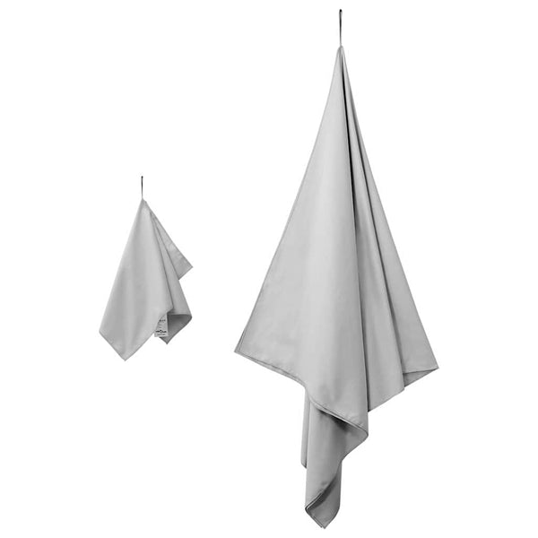 Sporthandtuch Set Grau 2-teilig