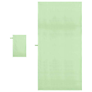 Sporthandtuch Set Grün, 2-teilig