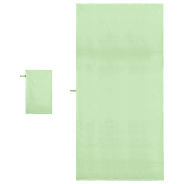 Sporthandtuch Set Grün, 2-teilig