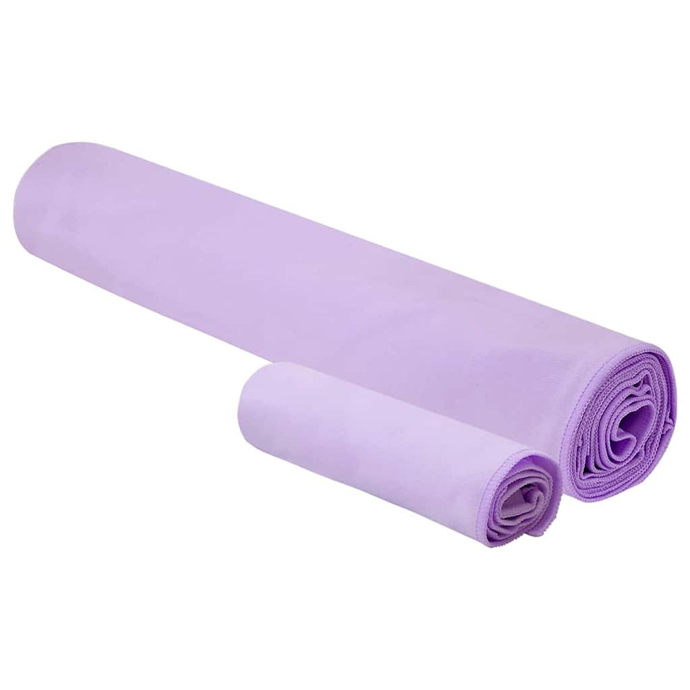 Sporthandtuch Set Lila 2-teilig