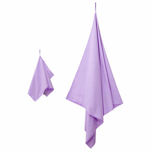 Sporthandtuch Set Lila 2-teilig